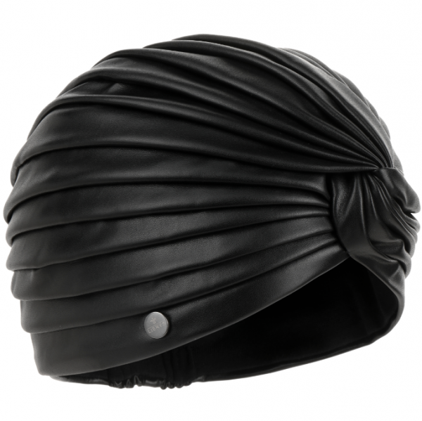 Topi Turban dengan Bahan Kulit